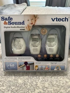 Baby monitor audio Vtech con due unità genitori sicuro e suono DM221-2 - Foto 1 di 5
