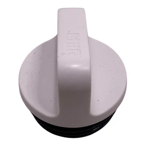 🌊 REPLACEMENT MIIR SCREW ON 2.25" LID STRAW TOP WHITE HANDLE EUC - I1 - Picture 1 of 6
