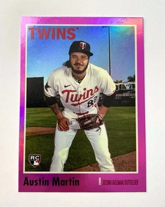2024 Topps Archives - 1970 Topps Austin Martin #131 Pink Foilboard (RC) - Picture 1 of 2