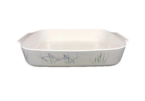 Corning Ware “Shadow Iris” Open Roaster A-21-B-N Lasagna Casserole Pan USA VTG - Bild 1 von 12