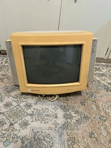 Vintage Packard Bell Multimedia 1010 13" CRT VGA Computer Monitor With Speakers - Picture 1 of 15