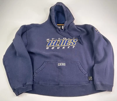 Vintage Youth St. Louis Blues Hockey Sweatshirt CCM NHL XL Youth - Image 1 of 4