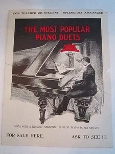 VINTAGE PIANO POSTER FOR RETAIL SALE - 14 1/2" X 11" - TUB Q - Picture 1 of 2