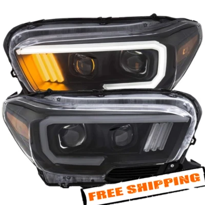 Anzo 111379 Plank Style Projector Headlights for 2016-2019 Toyota Tacoma Foto 1 de 4