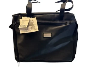 Kenneth Cole Reaction Attache Messenger Brief Black With Diddy Bag  - Picture 1 of 8