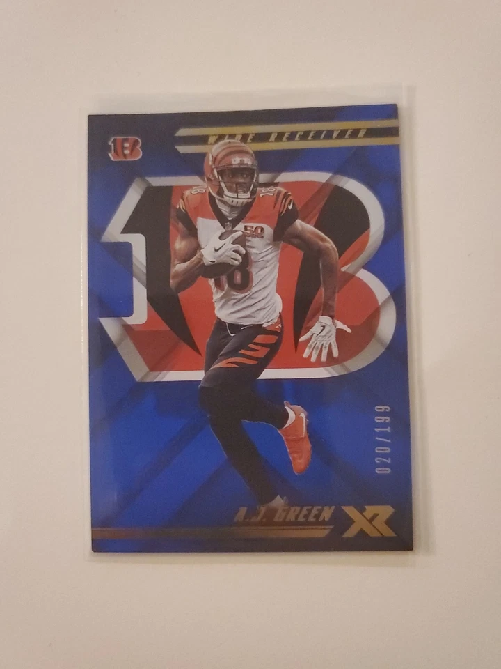 2018 Panini XR Blue /199 AJ Green #17 - Image 1 of 2
