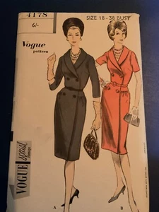 Vintage Vogue 4178 60’s Size 18 38” sehr guter Zustand komplett - Bild 1 von 2
