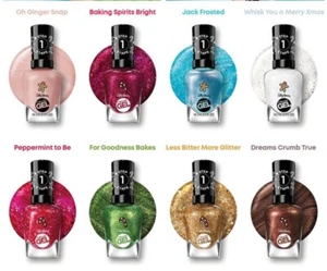 SALLY HANSEN MIRACLE GEL CHRISTMAS 2023 COMPLETE COLLECTION NAIL POLISH X 8 *NEW - Picture 1 of 12