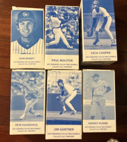 MILWAUKEE BREWERs Baseball  Bobblehead 6 x lot molitor cooper kuen ganter money Cover