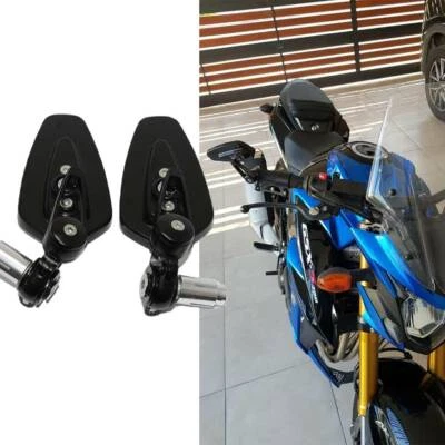 Espejos retrovisores laterales con extremo de barra de 7/8" para motocicleta Suzuki GSXR 1000 750 600 250 Foto 1 de 4