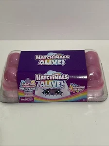 Hatchimals Alive! Rainbow Splash Pink New Carton 5 Eggs 10 Accessories Birthday - Picture 1 of 6