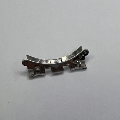 Genuine Rolex 19mm Stainless Steel 045 End Link  - One Jubilee End Link Only - Image 1 of 4