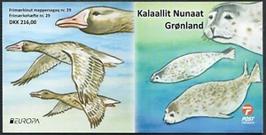 GREENLAND. 2021. 216 Kr Europa CEPT. Wildlife. Booklet MNH (FH29) - Picture 1 of 2
