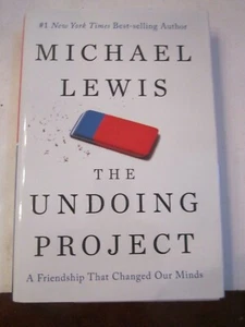 2017 THE UNDOING PROJECT BOOK BY MICHAEL LEWIS AUTOGRAPHED SIGNED - Picture 1 of 6