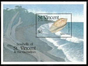 St. Vincent 1993 - Shells - Souvenir Stamp Sheet - Scott #1841 - MNH - Picture 1 of 1