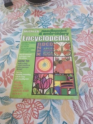 McCall's Needlepoint & Embroidery Encyclopedia Vintage 1978 Patterns and How-To - Image 1 of 4