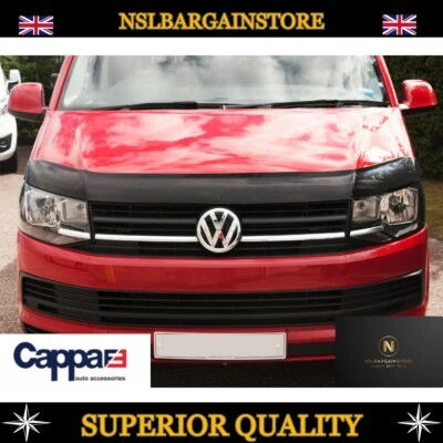 VW T5 TRANSPORTER 2010-2015 BONNET GUARD DEFLECTOR STONE PROTECTOR BRA CAPPAFE