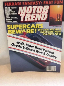 1990 CHRYSLER TOWN & COUNTRY MOTOR TREND REVIEWS REPRINT "NOS" - Bild 1 von 4