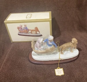 Gebrauchte The Sebastian Collection Feinporzellan "Schlittenfahrt" mit Originalkarton - Bild 1 von 5