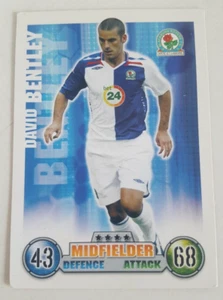 David Bentley Blackburn Rovers 2007/2008 Match Attax Card - Picture 1 of 1