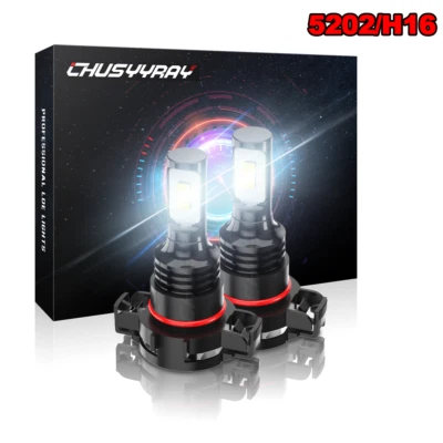 2pc 5202 WHITE LED Bulbs Fog Light For GMC Acadia 2007 2008 2009 2010 2011 2012 - Image 1 of 4