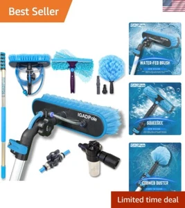 Pole 20 FT 6m Window Cleaning Kit, Window Washing Cleaner Equipment Kit – Squ... - Picture 1 of 9