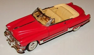 1949 Cadillac Convertible Series 62 Red Model Car 1:32 Die Cast Signature - Picture 1 of 2