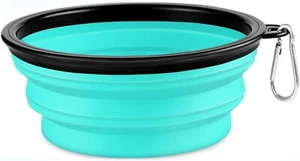 Ciotole Pieghevoli per Cani, Ciotola Acqua da Viaggio in Silicone per Cani, Cane Gatto Portatile - Foto 1 di 7