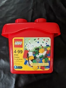 Set base 4103 Lego Creator divertente con mattoncini 200 pezzi secchio rosso sigillato NUOVO - Foto 1 di 7