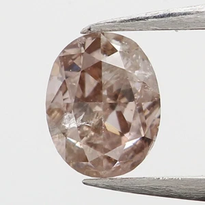 0.15 Ct Natural Loose Diamond, Oval Diamond, Brown Diamond L5444 - Picture 1 of 9