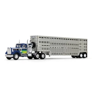 White Western Star 4900 w/ Livestock Trailer 1:64 Scale Model - DCP 60-1944 - Picture 1 of 1