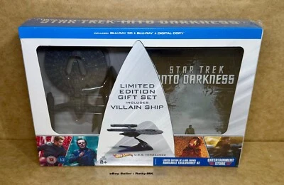 STAR TREK INTO DARKNESS - LIMITED EDITION 3D + BLU RAY STEELBOOK GIFT SET - NEW - Image 1 of 4