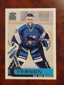 1999-00 Pacific Paramount Mike Vernon #212 San Jose Sharks HOF LEGEND 