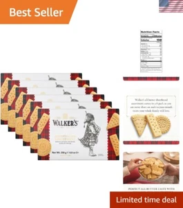 Walker's Authentic Scottish All-Butter Assorted Shortbread - 18 Cookies/Box - Picture 1 of 8