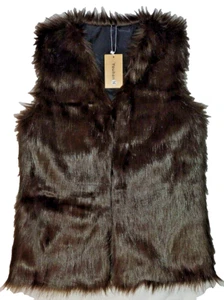 Youhan Women's Faux Fur Vest Sleeveless Jacket Size M New - Picture 1 of 3