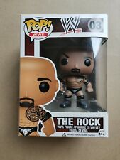Funko Pop The Rock 03 Dwayne Johnson WWE Figure Rare Vaulted GENUINE Toy Gift NR