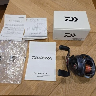 Daiwa Zillion SV TW 1016SV-SHL Left-Handed Baitcasting Reel Jp - Image 1 of 4