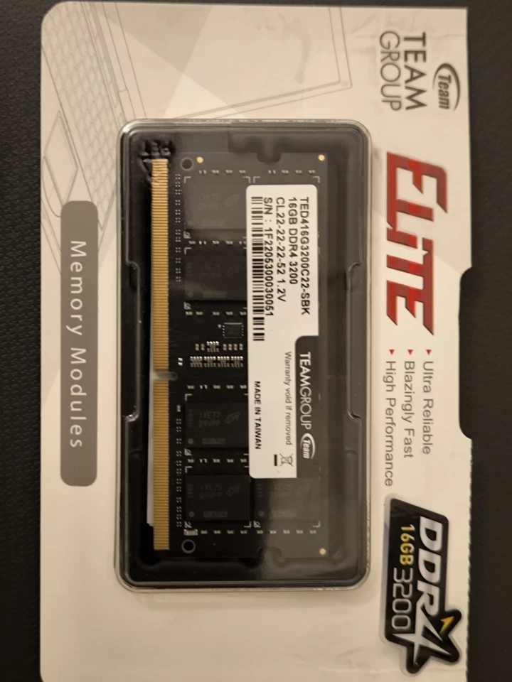 Team Group ELITE 16GB PC4 3200mhz - Immagine 1 di 1