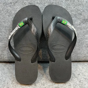 Chanclas Havaianas Brasil Negras Tanga Sandalias Playa Piscina Verano Para Mujer 7/8 - Imagen 1 de 5