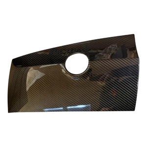 Abarth Genuine Carbon Fibre Glove Box Cover Series 4 500 595 695 3K RHD - Picture 1 of 8
