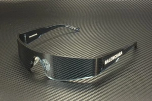 BALENCIAGA BB0041S 014 Mask Bio Nylon Blue 99 mm Unisex Sunglasses - Picture 1 of 5
