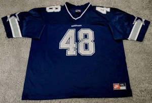 Camiseta de fútbol vintage Nike Dallas Cowboys para hombre XXL #48 Daryl Johnston - Imagen 1 de 8