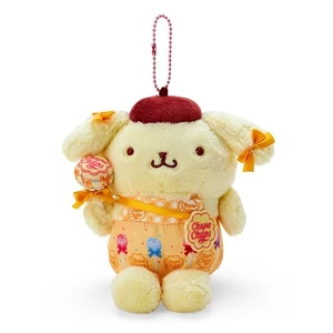 Pompompurin Keychain Chupa Chups 2 Anime Keyring Mascot holder - Picture 1 of 3
