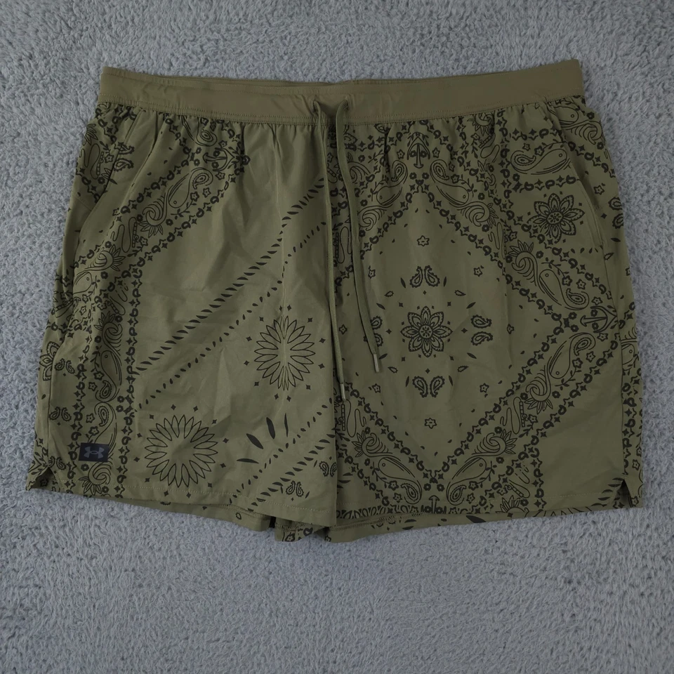 Under Armour Board Shorts Para Hombres 3XL Verde Shorebreak 2N1 Suelto Forrado UPF 40 NUEVO Foto 1 de 4