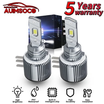 For BMW X1 2014-2015 LED Headlight Conversion Kit Bulbs High Beam Super Bright - Image 1 of 4