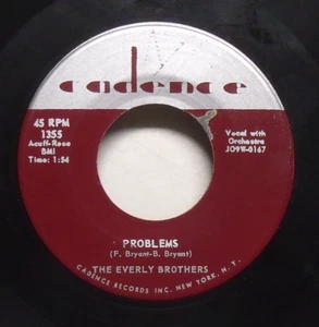 The Everly Brothers - Problems - 1958 Pop 45 - Picture 1 of 2