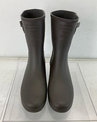 Botas de Lluvia Cortas Hunter Gris Goma Original Refinadas 9 Foto 1 de 4
