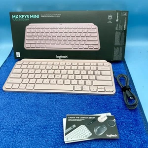 Logitech MX Keys Mini Wireless Keyboard (Rose), English - US - Afbeelding 1 van 2