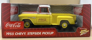 Johnny Lightning 1955 Chevy Stepside Pickup - 1:18 Coca-Cola - Picture 1 of 12