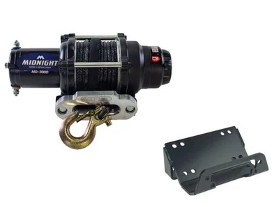 Cabrestante Viper 50 pies 3000 lb negro con montaje para Kawasaki Teryx4 750 2012-20 Foto 1 de 4